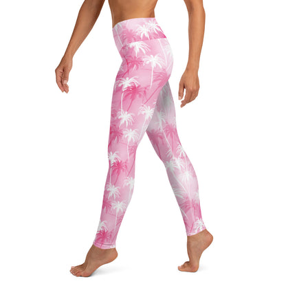 Tropic Blush Pink Harmony High-Waisted Yoga Leggings