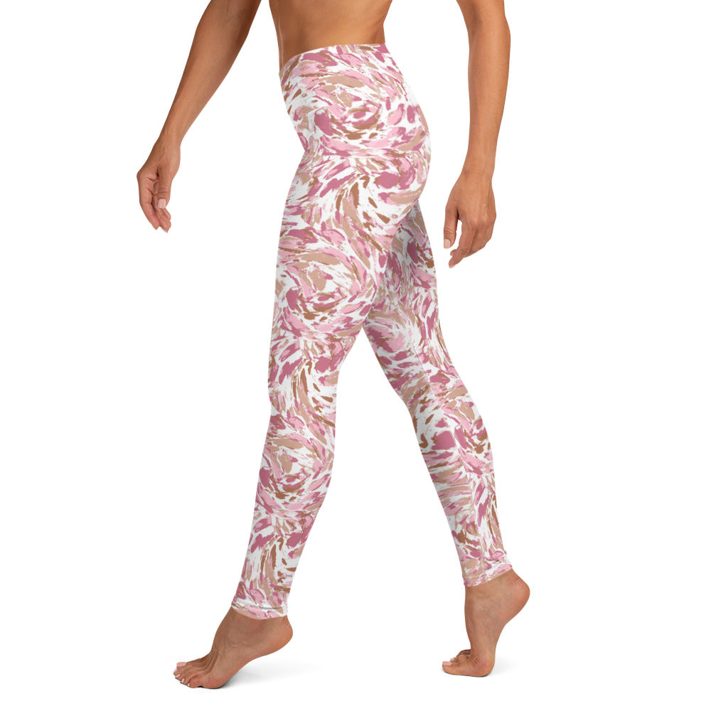 Marble Muse High-Waisted Yoga Leggings