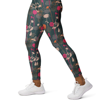 Radiant Floral High-Waisted Yoga Leggings