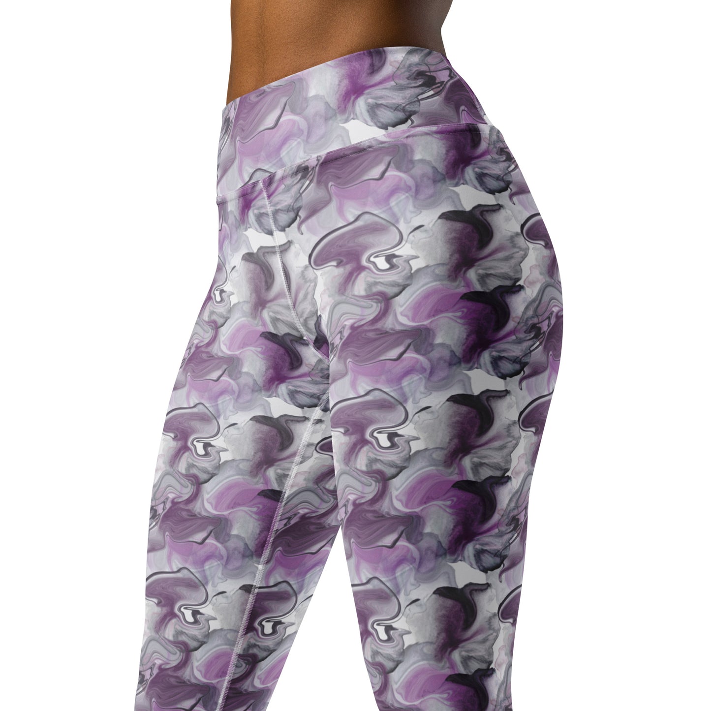 Daydream Purple High-Waisted Yoga Leggings