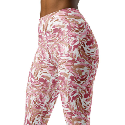 Marble Muse High-Waisted Yoga Leggings