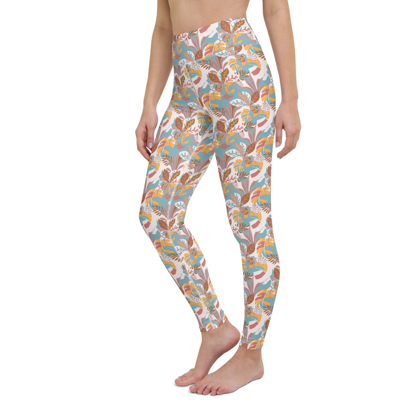 Kaleidoscope Garden High-Waisted Yoga Leggings