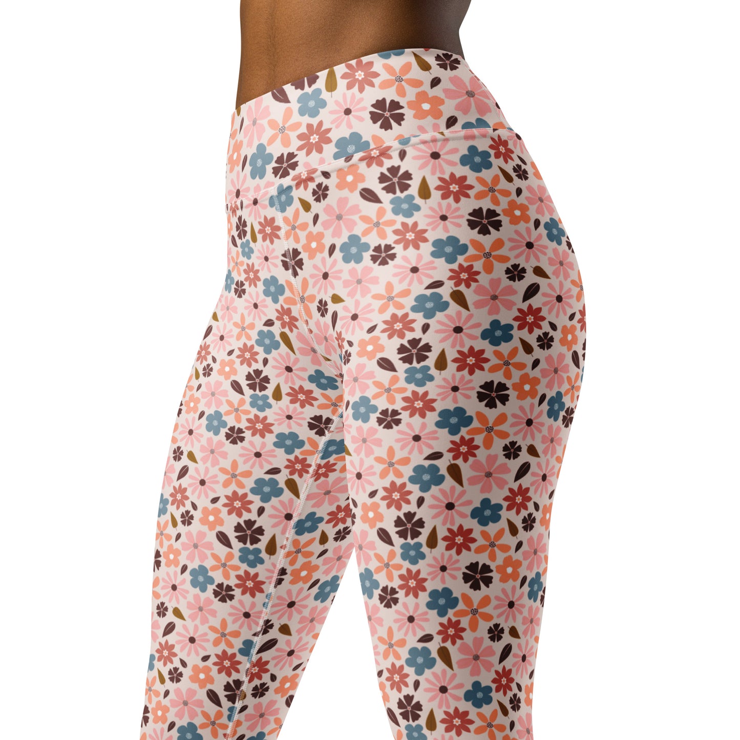 Blooming Garden High-Waisted Yoga Leggings