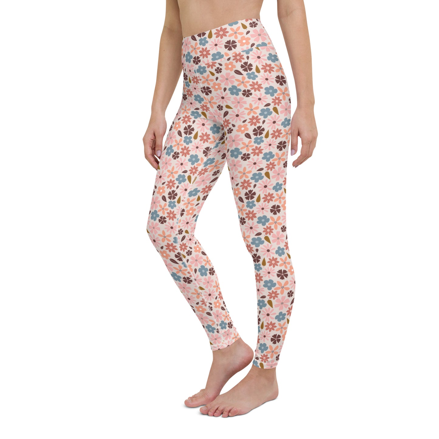 Blooming Garden High-Waisted Yoga Leggings