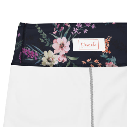 Floral Serenity High-Waisted Yoga Leggings