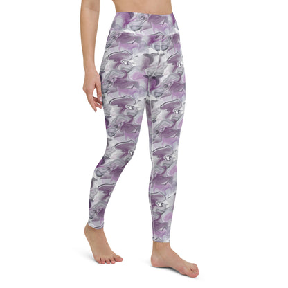 Daydream Purple High-Waisted Yoga Leggings