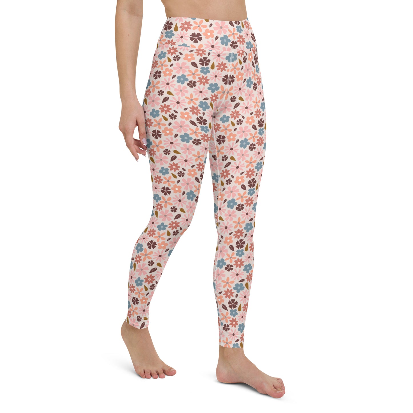 Blooming Garden High-Waisted Yoga Leggings