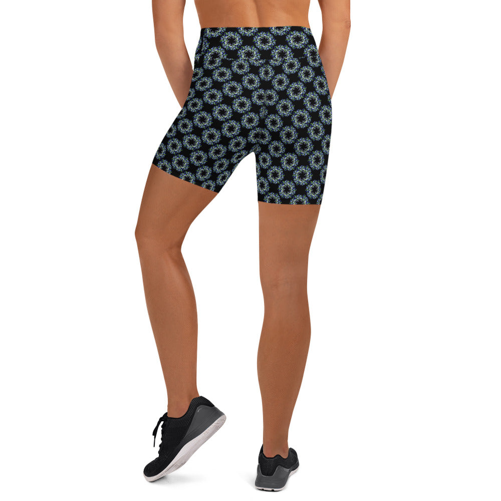 Bloom in the Dark Yoga Shorts