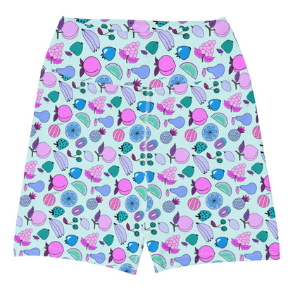 Fruit Paradise Patterned Yoga Shorts