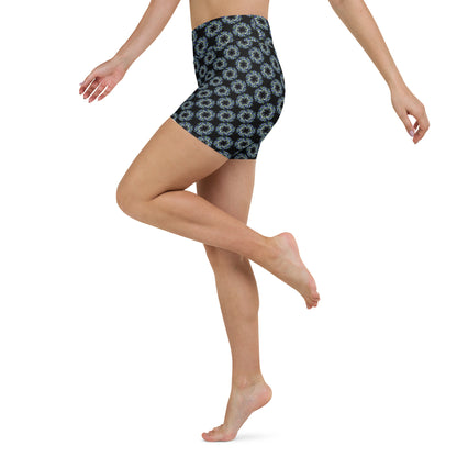 Bloom in the Dark Yoga Shorts