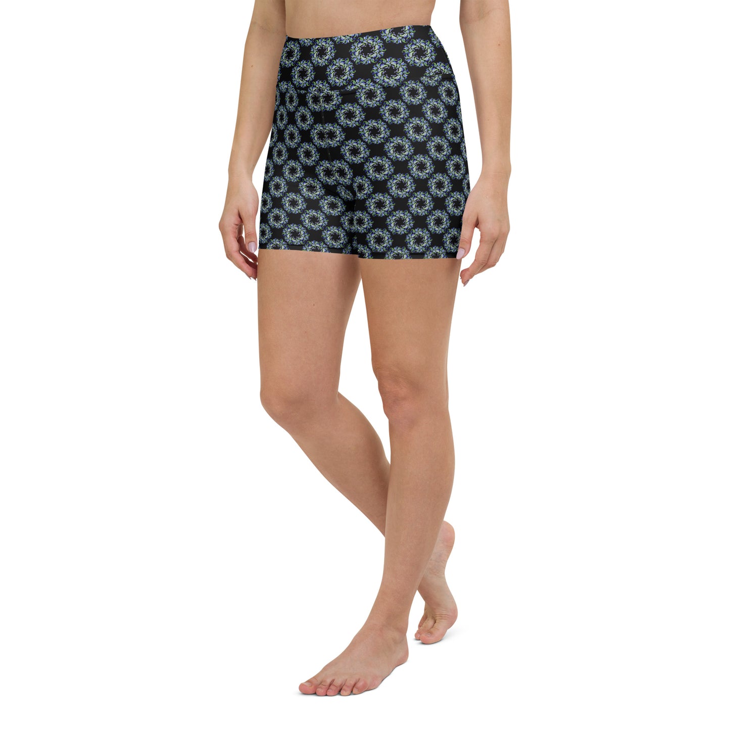 Bloom in the Dark Yoga Shorts