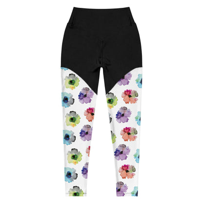 Floral Fiesta High-Waisted Sports Leggings