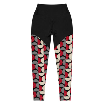 Geometric Glam Performance Leggings