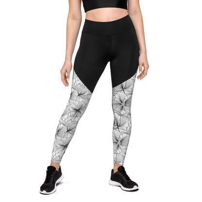 Botanical Harmony Athleticwear Sports Leggings