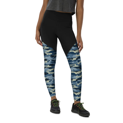 Camouflage Cool Printed Sports Leggings