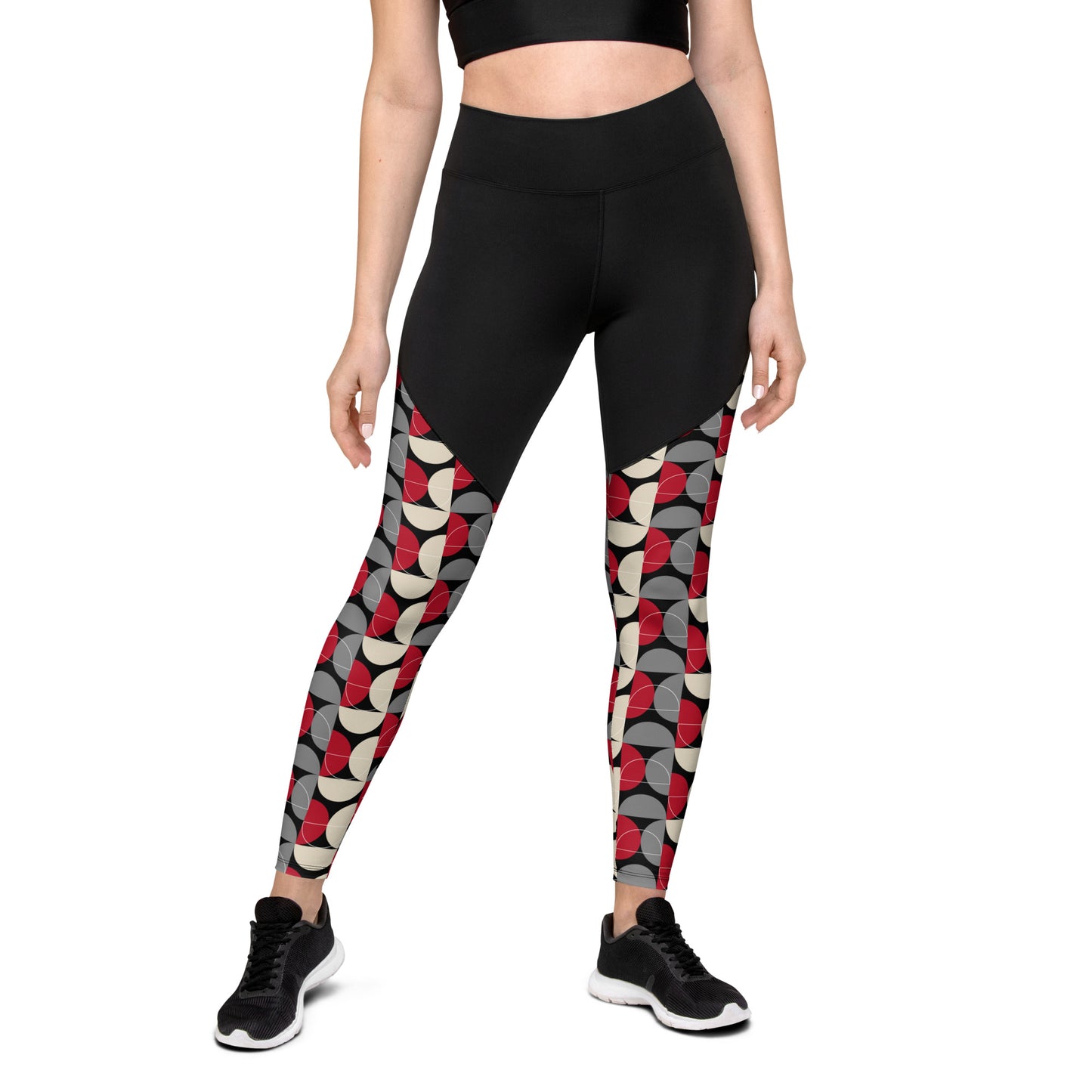 Geometric Glam Performance Leggings