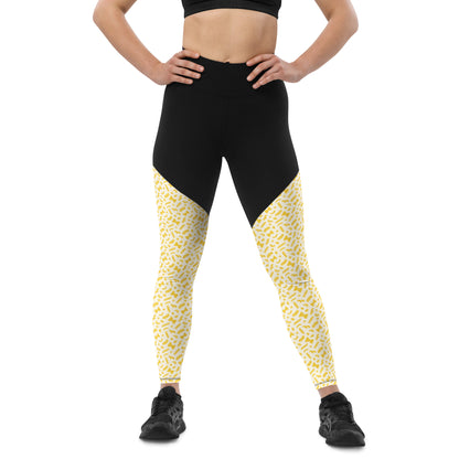 Sunset Fusion Sports Leggings