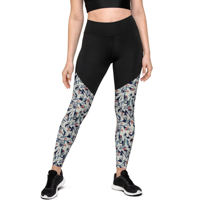 Inkwell Abstract Sports Leggings