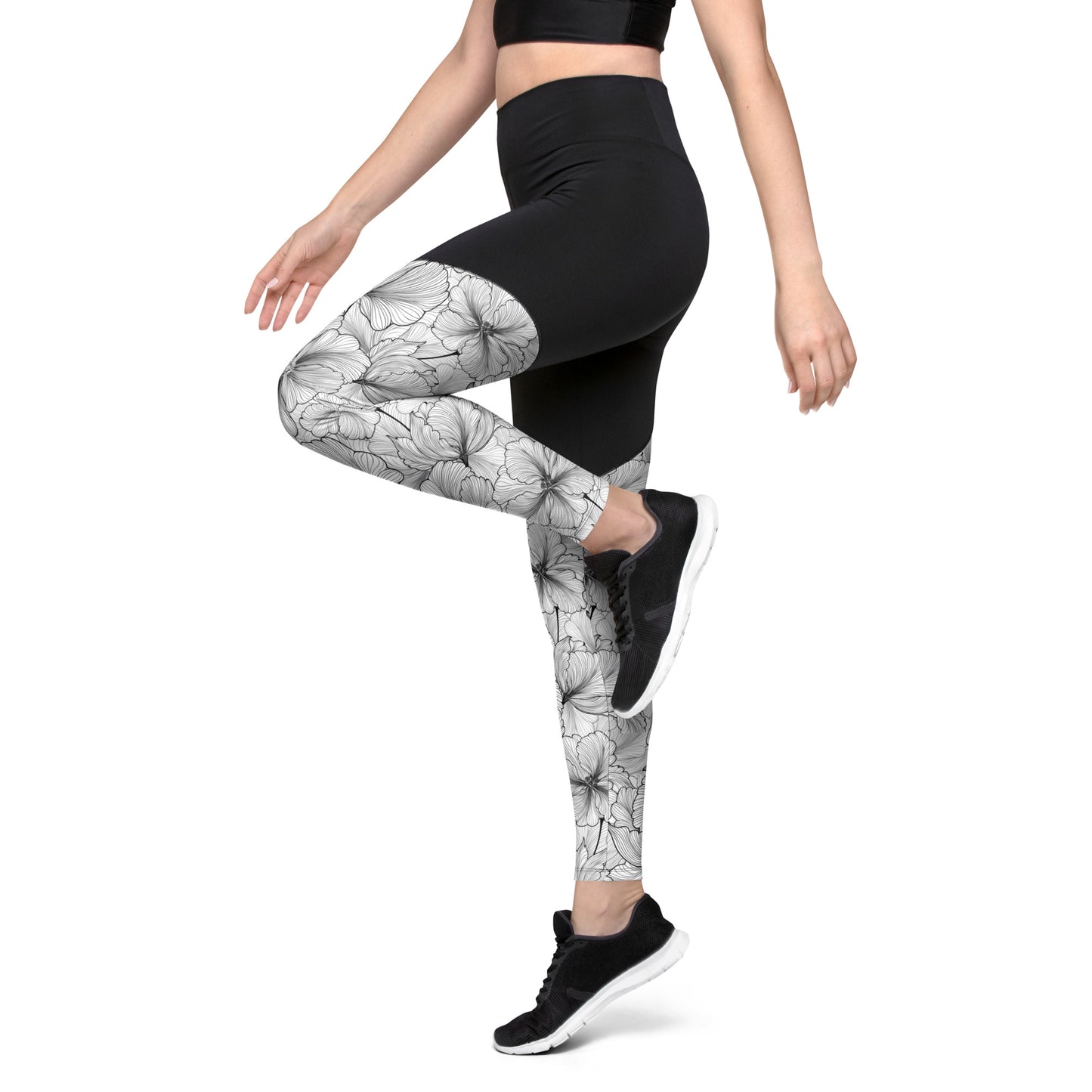 Botanical Harmony Athleticwear Sports Leggings