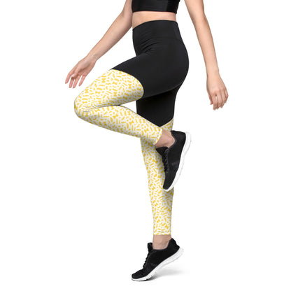 Sunset Fusion Sports Leggings