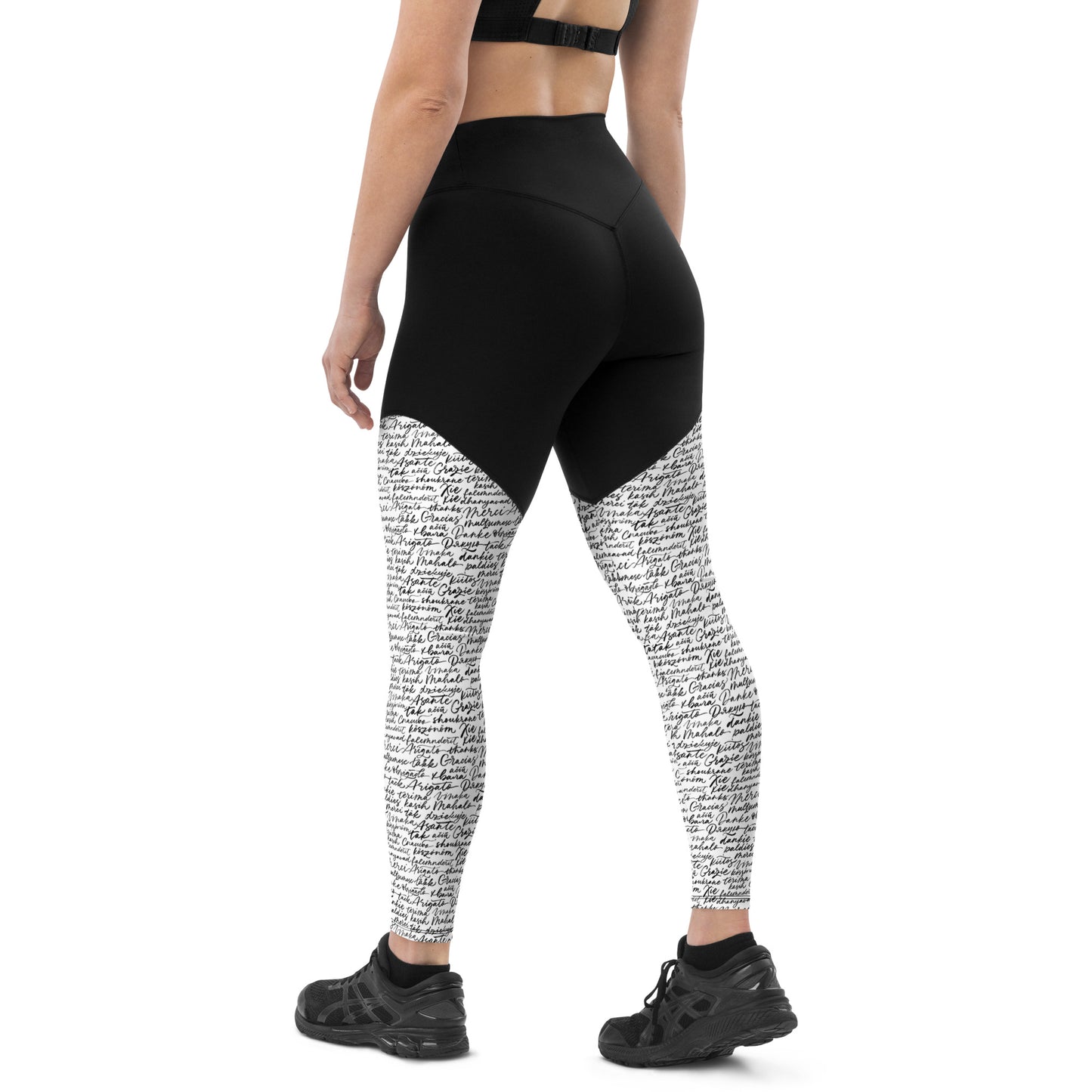 Alphabet Aura Athleticwear Sports Leggings