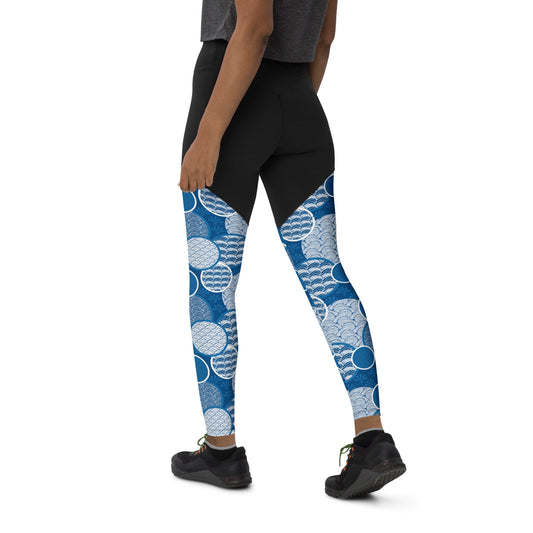 Dreamy Dusk Athleticwear Sports Leggings