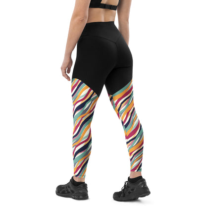 Artistic Adventure Athleticwear Sports Leggings