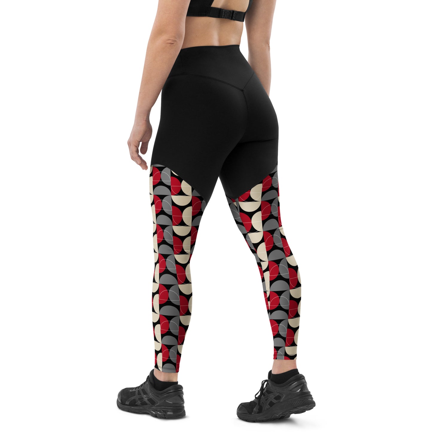 Geometric Glam Performance Leggings