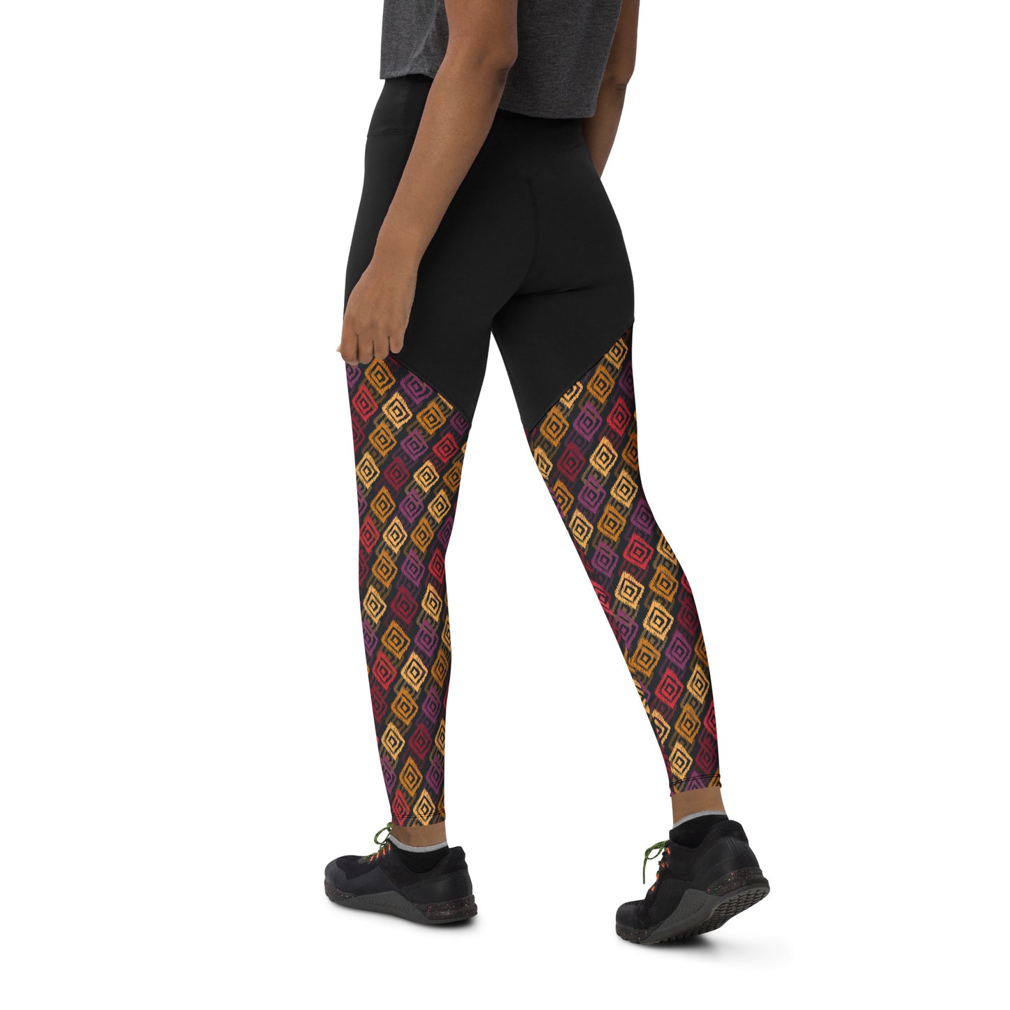 Color Fusion High-Waisted Performance Leggings