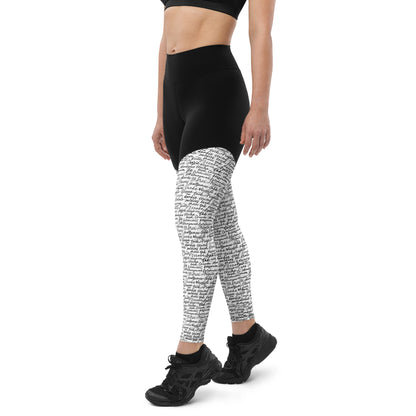 Alphabet Aura Athleticwear Sports Leggings