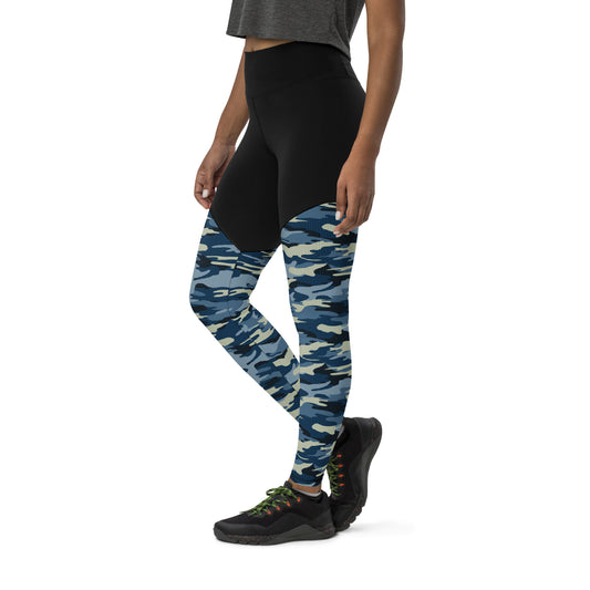 Camouflage Cool Printed Sports Leggings