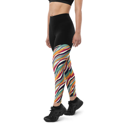 Artistic Adventure Athleticwear Sports Leggings