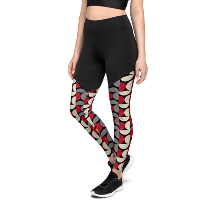 Geometric Glam Performance Leggings