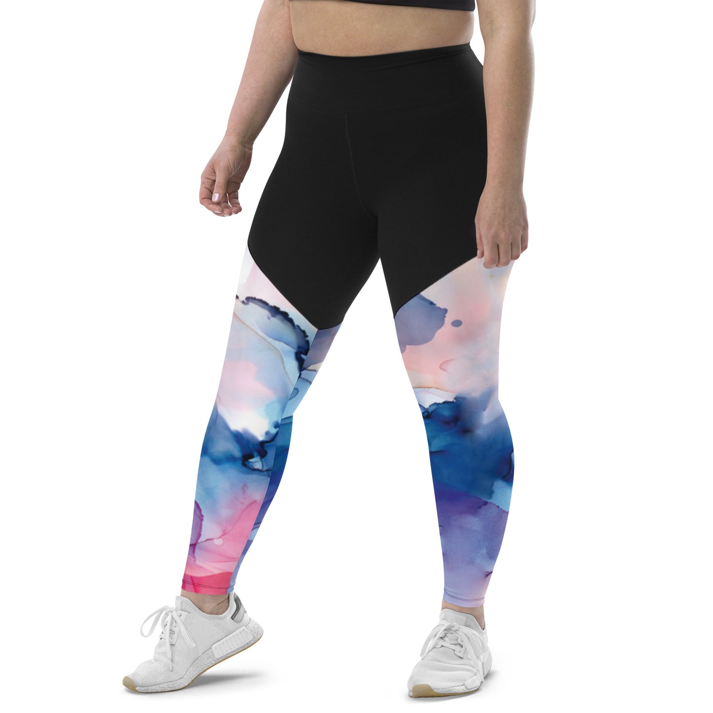 Aquarelle Dream High-Waisted Performance Leggings