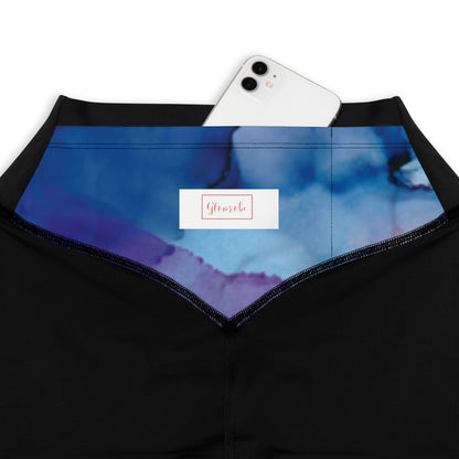 Aquarelle Dream High-Waisted Performance Leggings