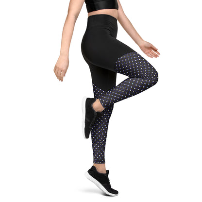 Dotty Delight Athleticwear Sports Leggings