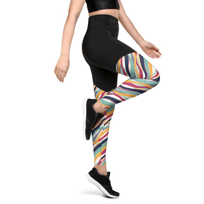 Artistic Adventure Athleticwear Sports Leggings