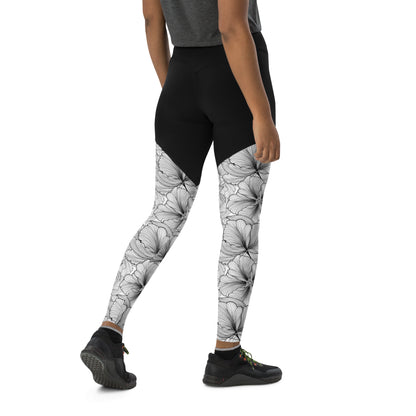 Botanical Harmony Athleticwear Sports Leggings