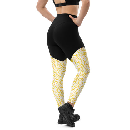 Sunset Fusion Sports Leggings