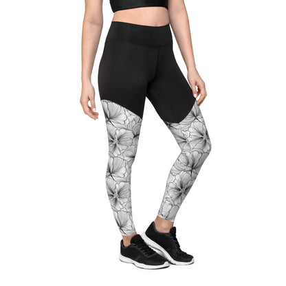 Botanical Harmony Athleticwear Sports Leggings