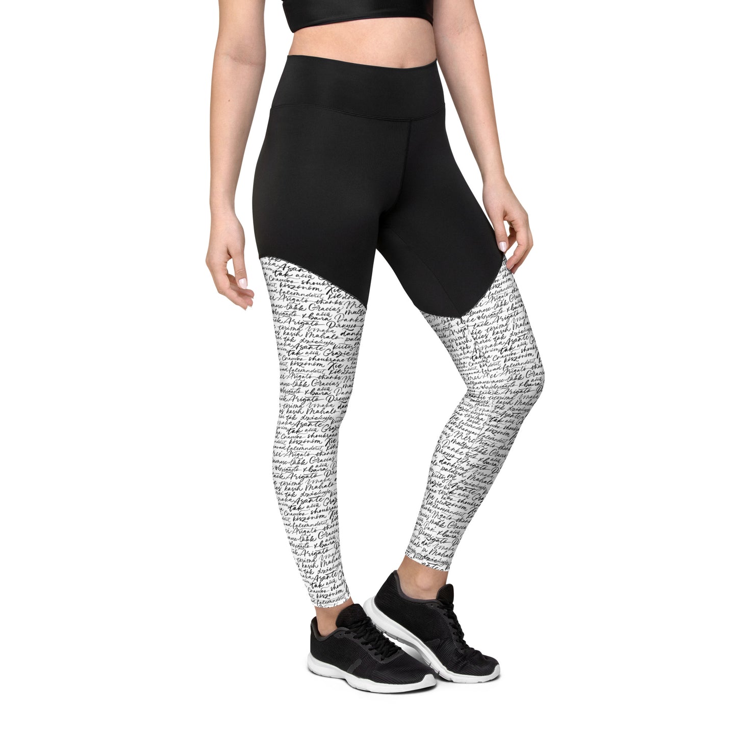 Alphabet Aura Athleticwear Sports Leggings