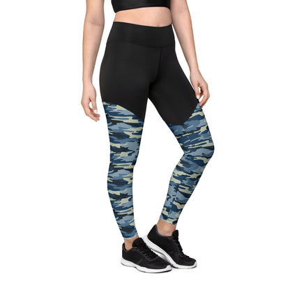 Camouflage Cool Printed Sports Leggings