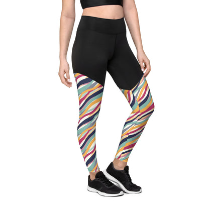 Artistic Adventure Athleticwear Sports Leggings