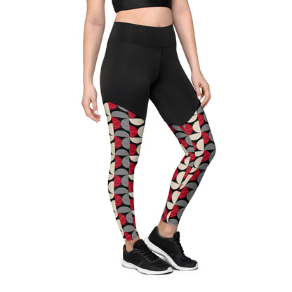 Geometric Glam Performance Leggings