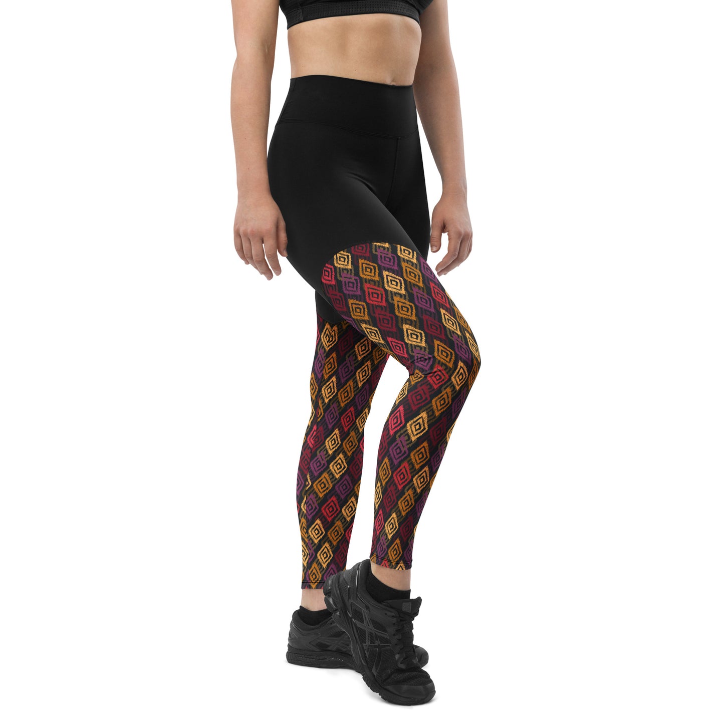 Color Fusion High-Waisted Performance Leggings