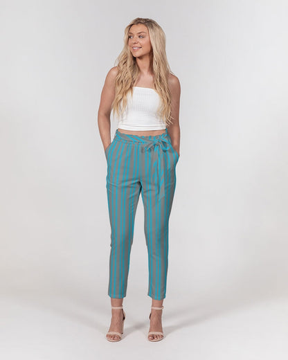 Seaside Symphony Belted Tapered Pants