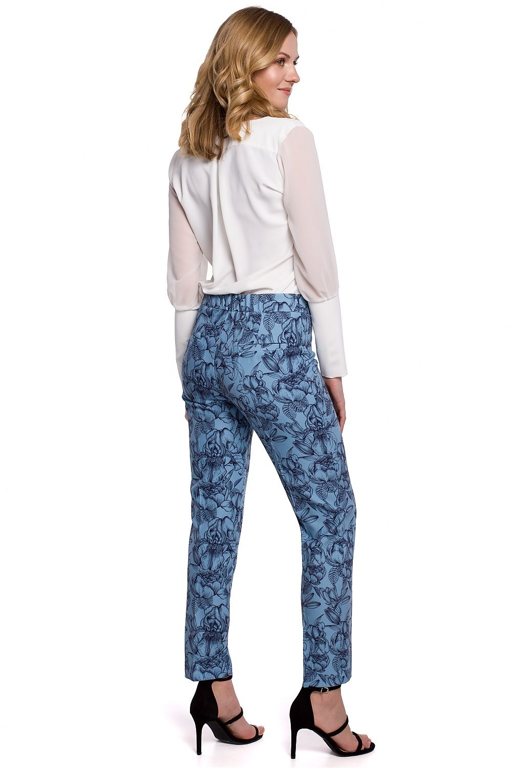 Floral Elegance Slim Fit Pants