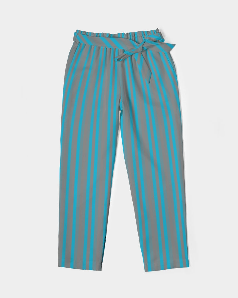 Seaside Symphony Belted Tapered Pants